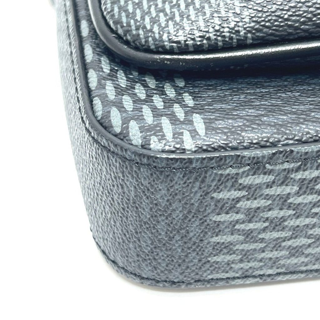 Louis Vuitton Black Galle Damier Graphite Shoulder Bag