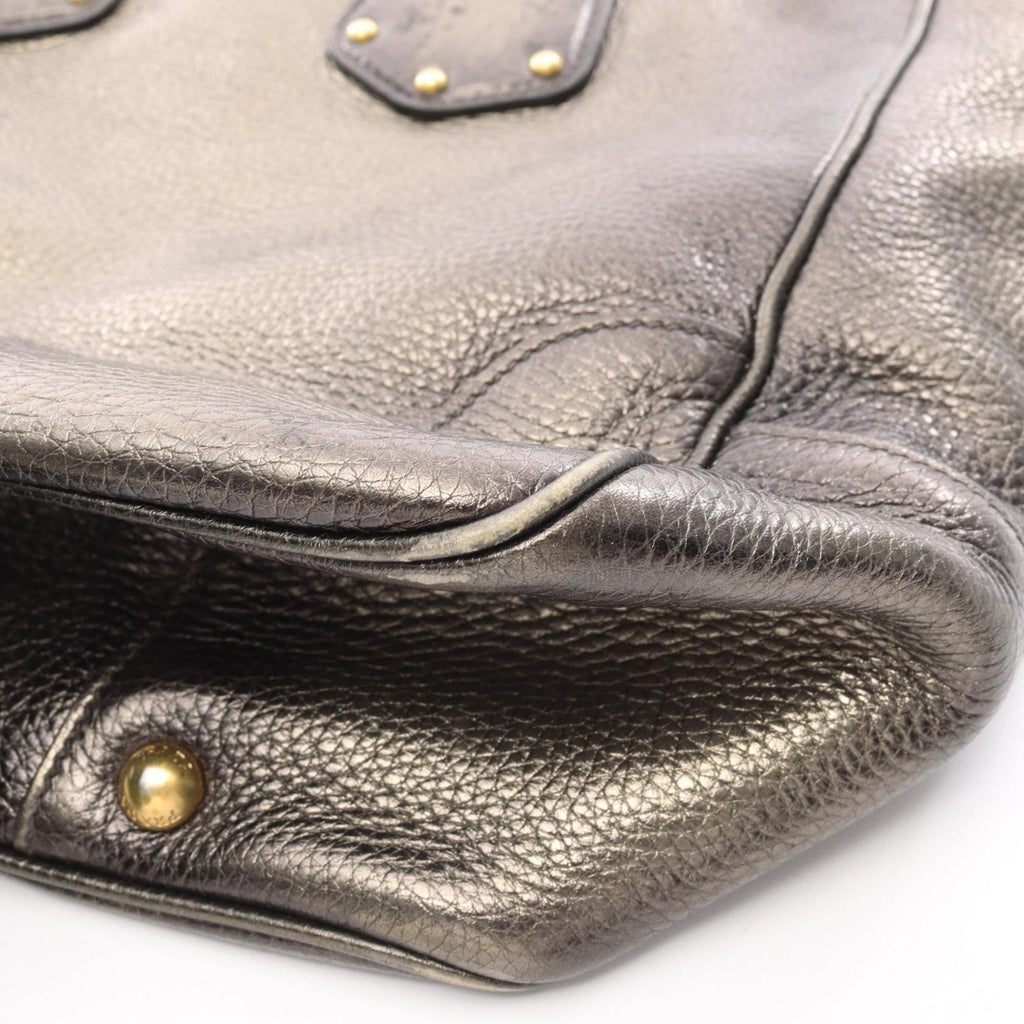 Prada Khaki Leather Handbag