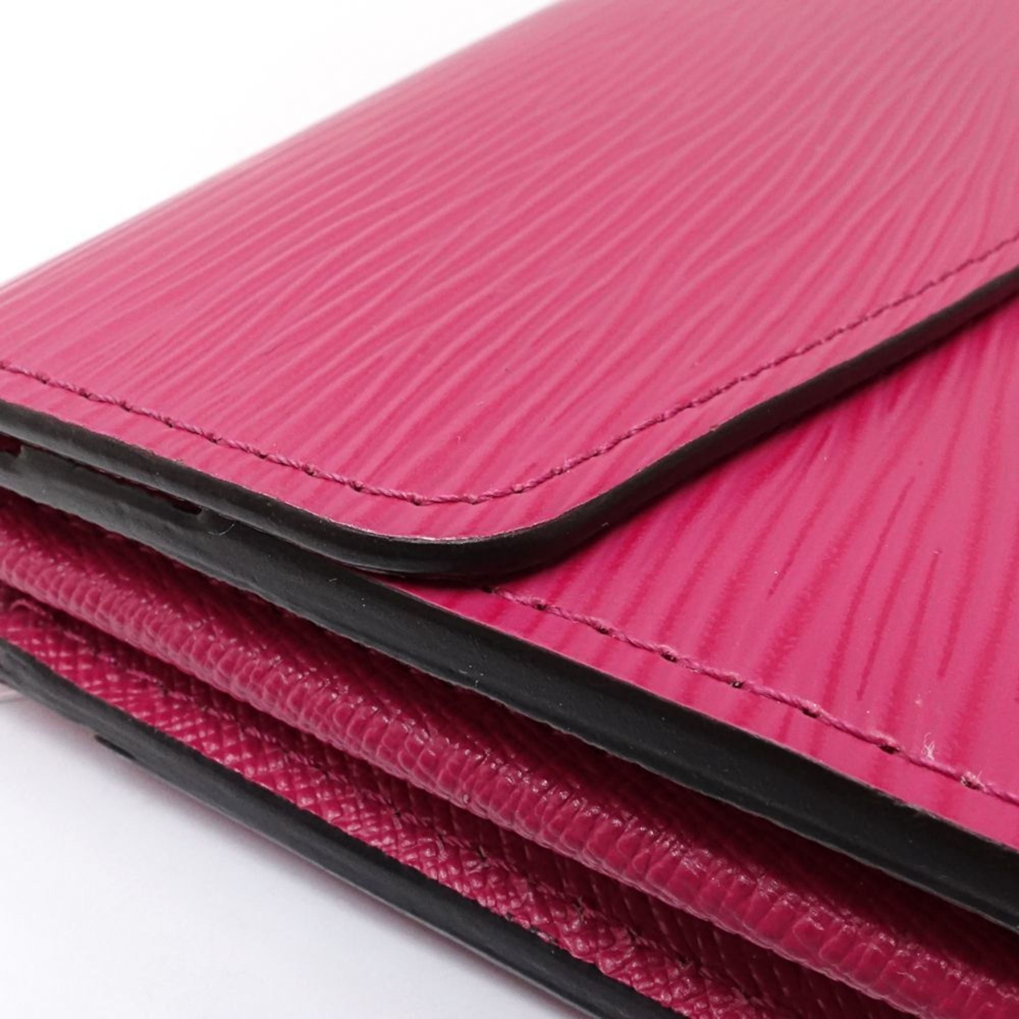 Louis Vuitton Hot Pink Leather Long Wallet