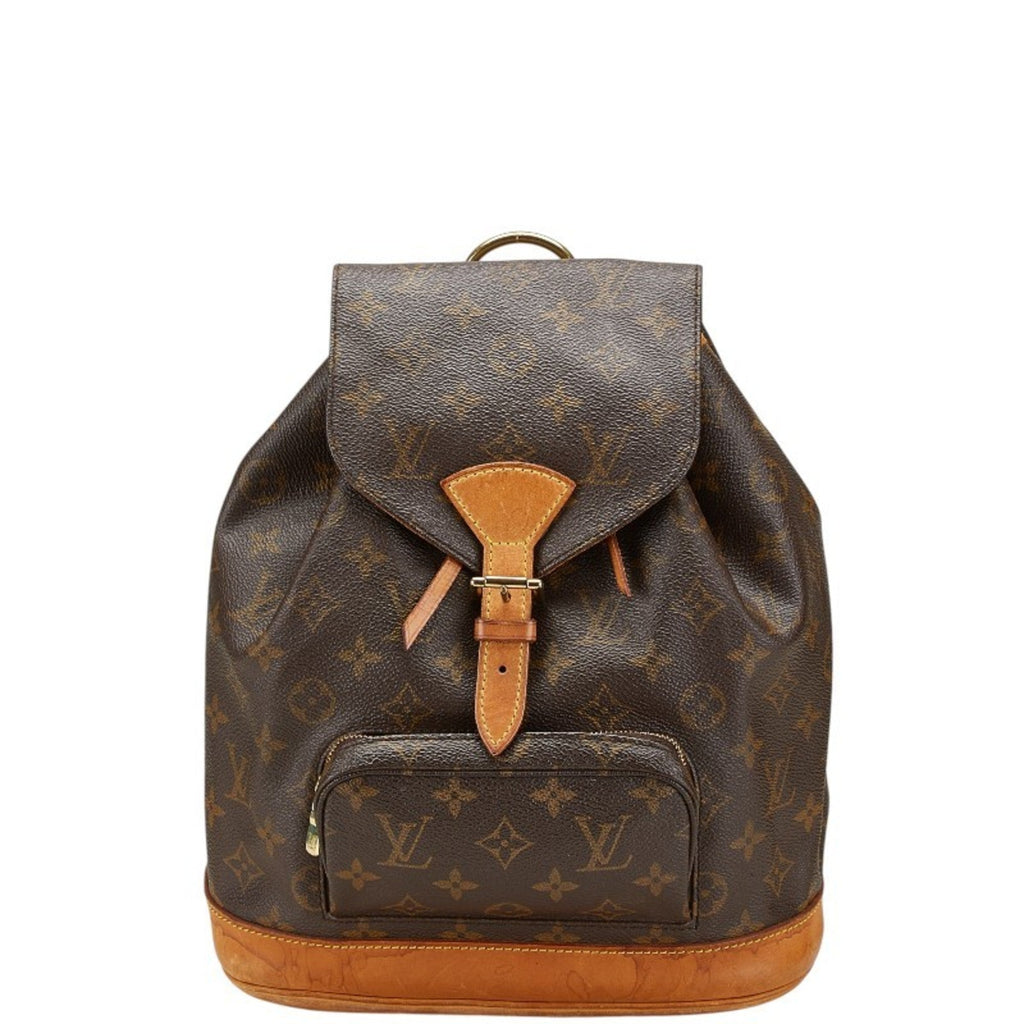 Louis Vuitton Brown Pvc Leather Backpack