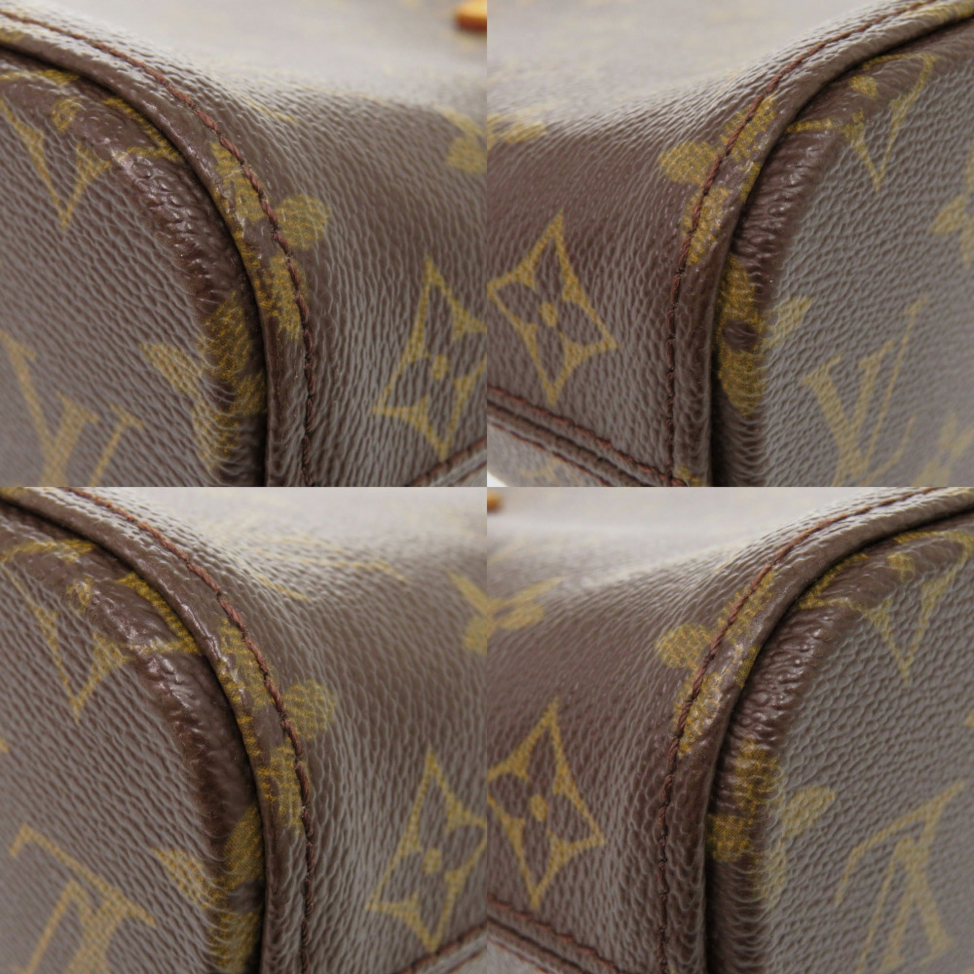 Louis Vuitton Brown Monogram Canvas Handbag