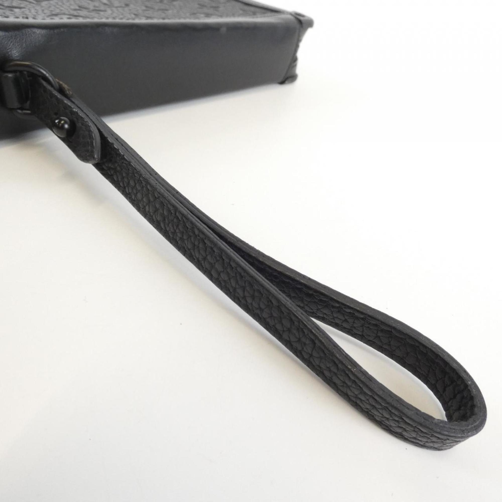 Louis Vuitton Black Leather Handbag