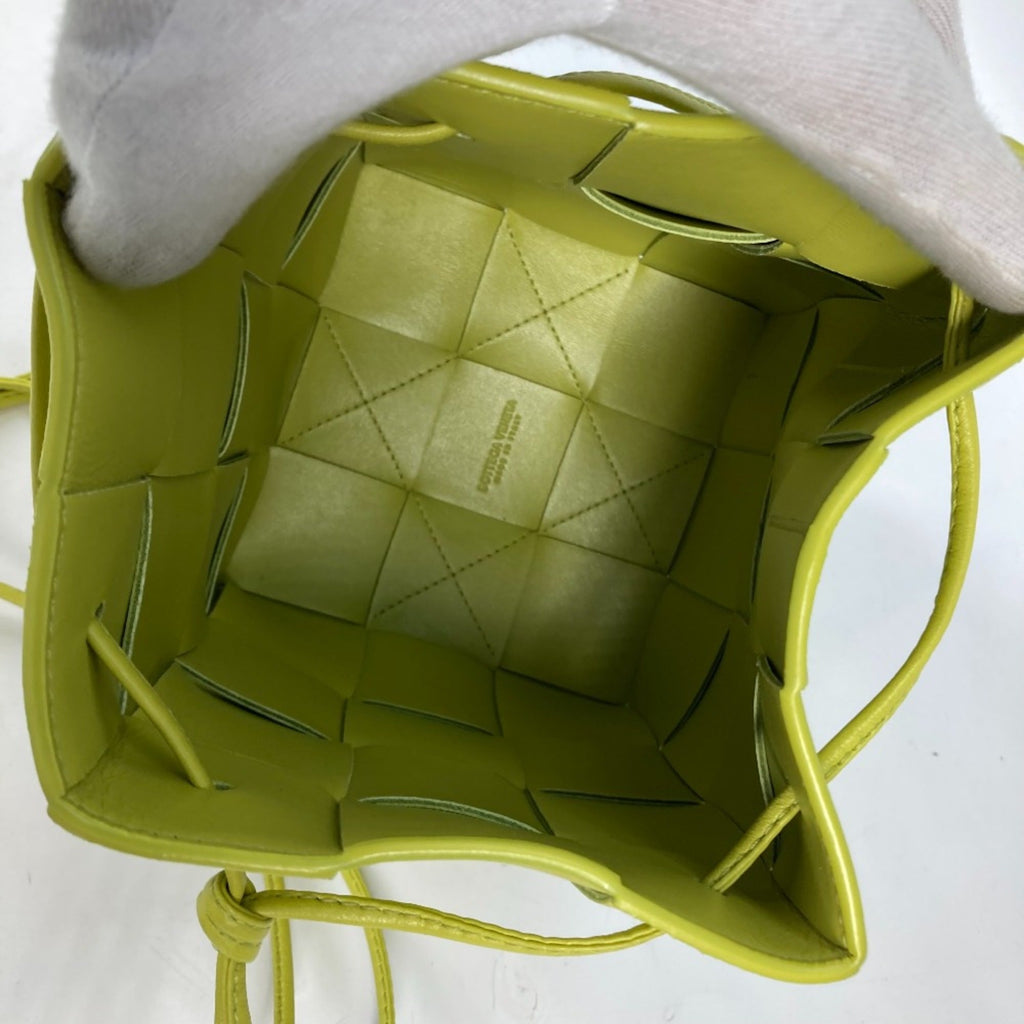 Bottega Veneta Green Leather Shoulder Bag