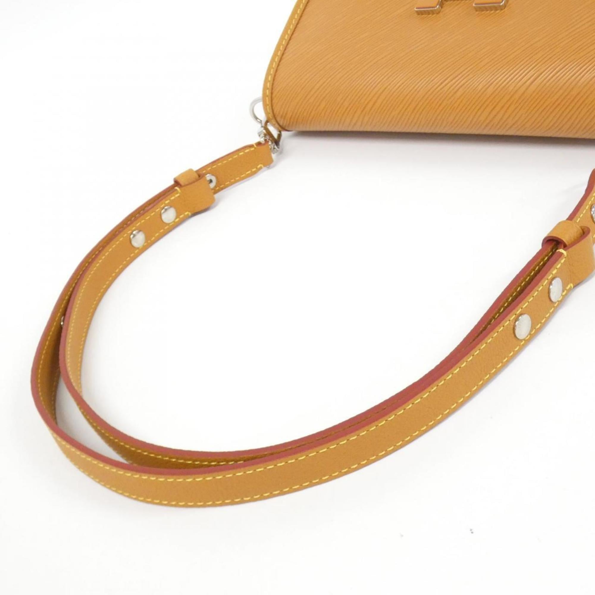 Louis Vuitton Brown Leather Shoulder Bag