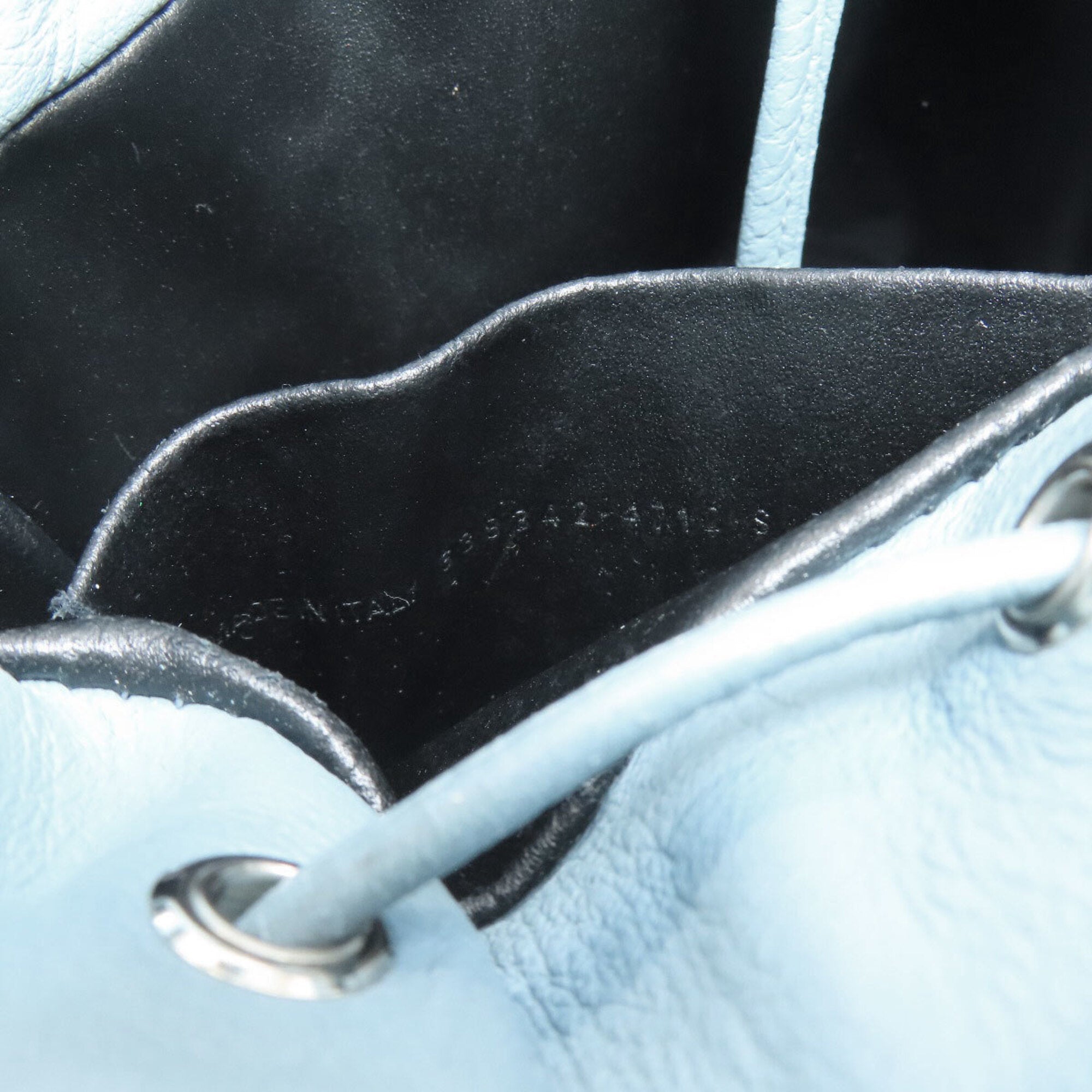 Balenciaga Blue Leather Hand