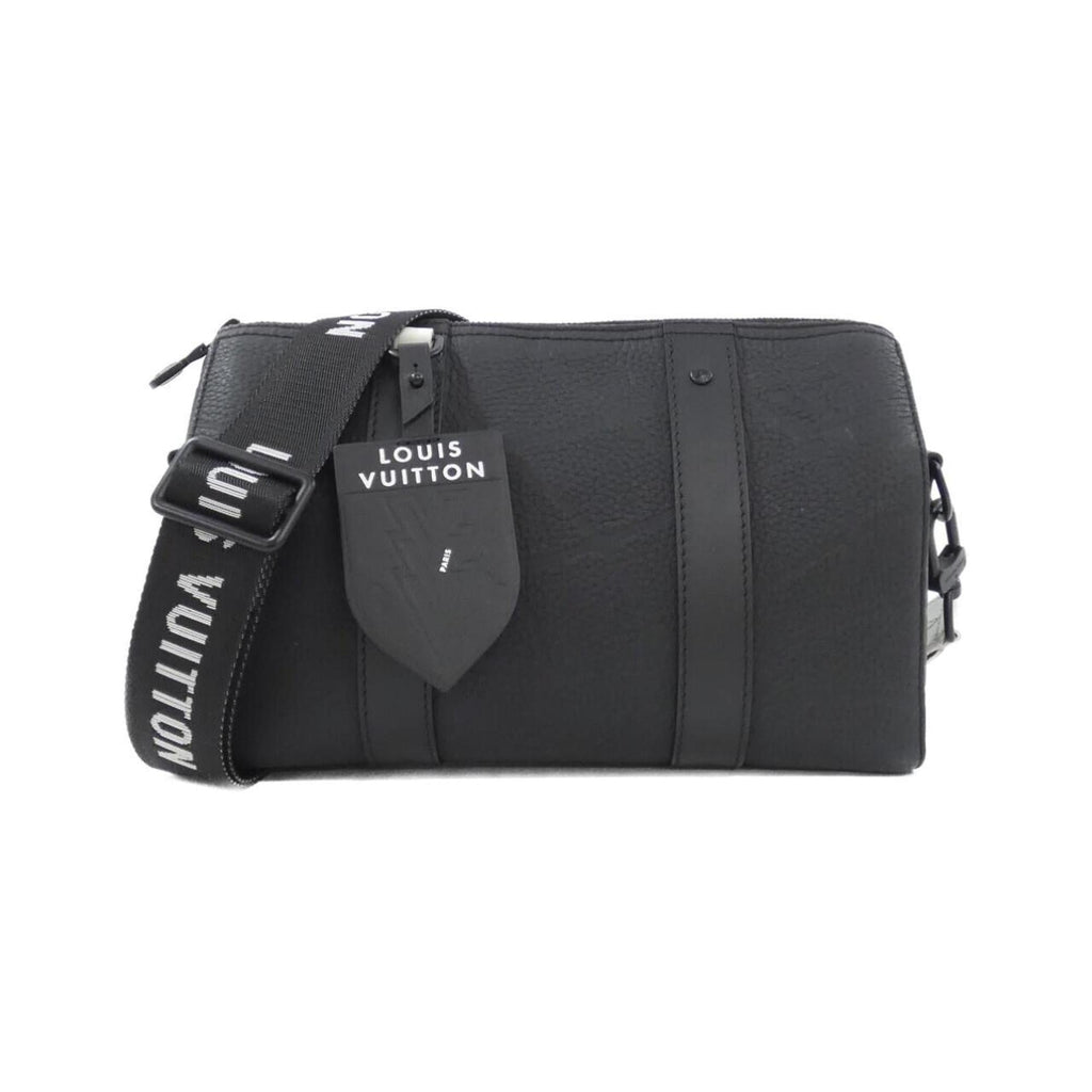 Louis Vuitton Black Leather Shoulder Bag