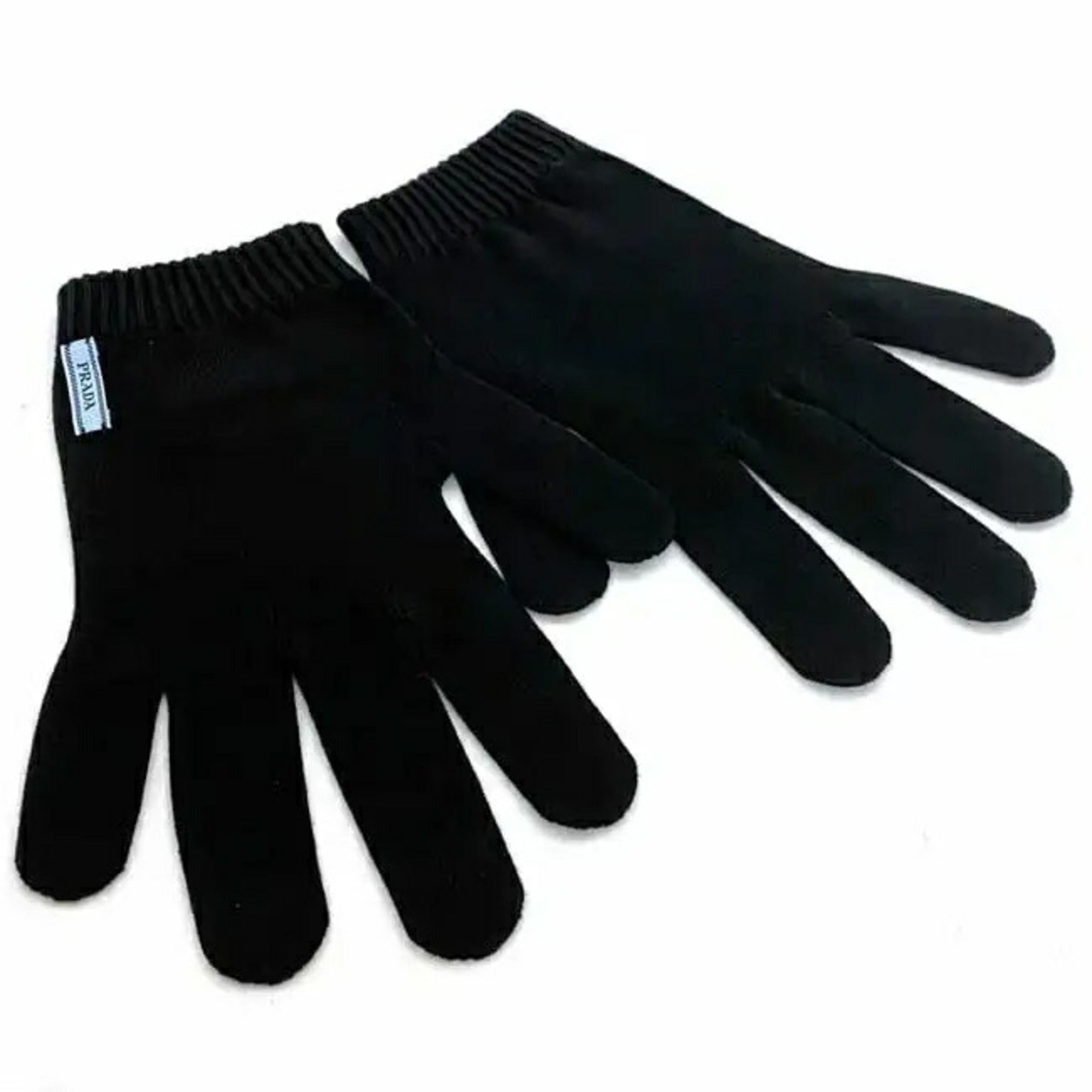 Prada Black Nero Warm Gloves