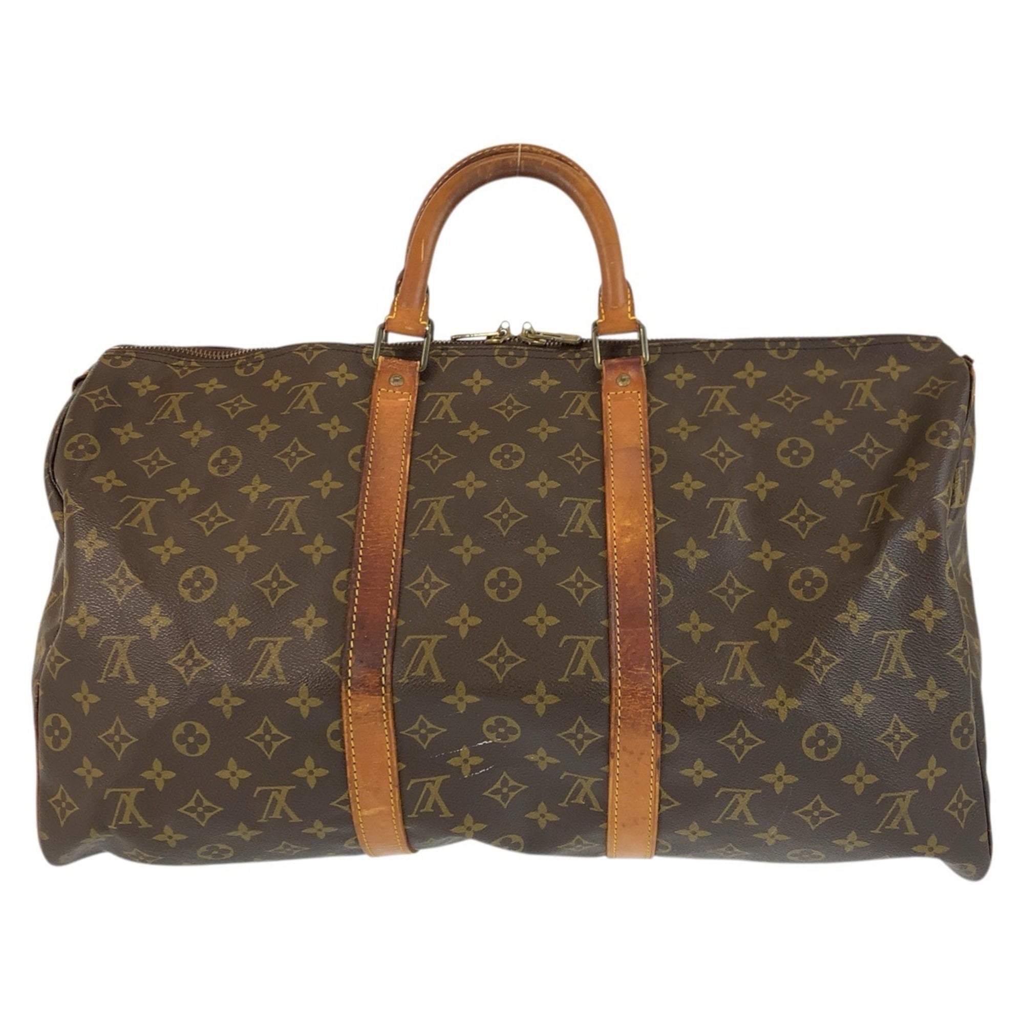Louis Vuitton Brown Monogram Boston Bag Handbag