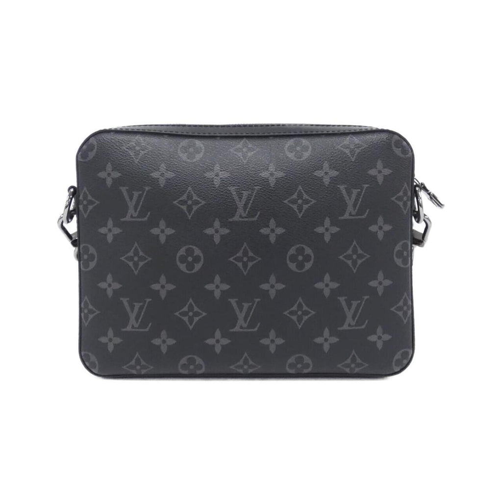 Louis Vuitton Black Gris Coated Canvas Shoulder Bag
