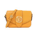 Louis Vuitton Orange Leather Shoulder Bag