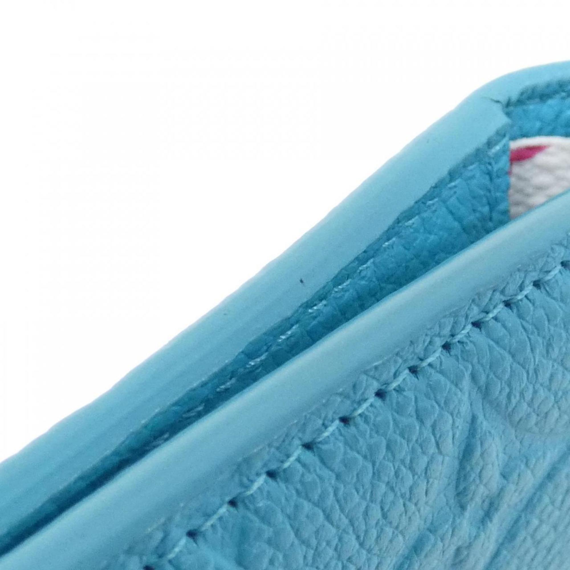 Louis Vuitton Blue Leather Wallet