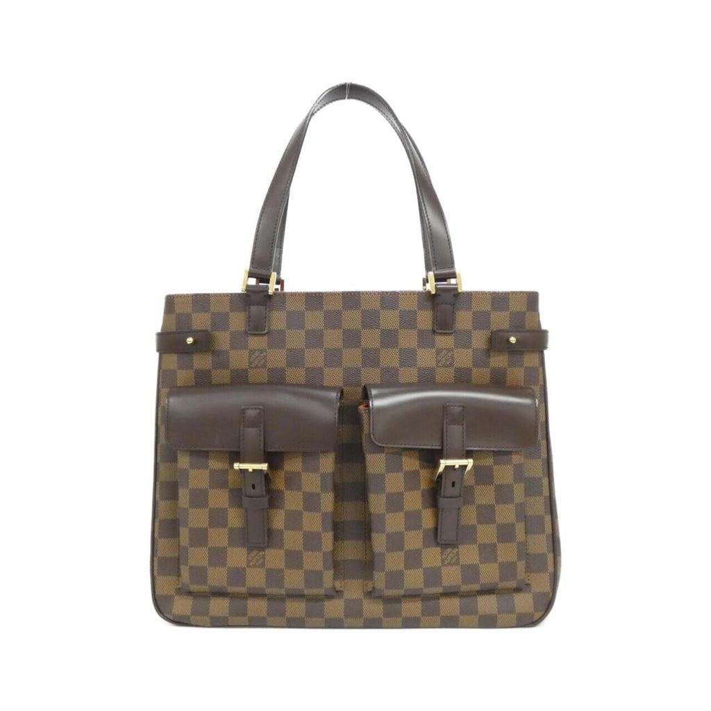 Louis Vuitton Brown Coated Canvas Handbag
