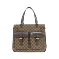 Louis Vuitton Brown Coated Canvas Handbag