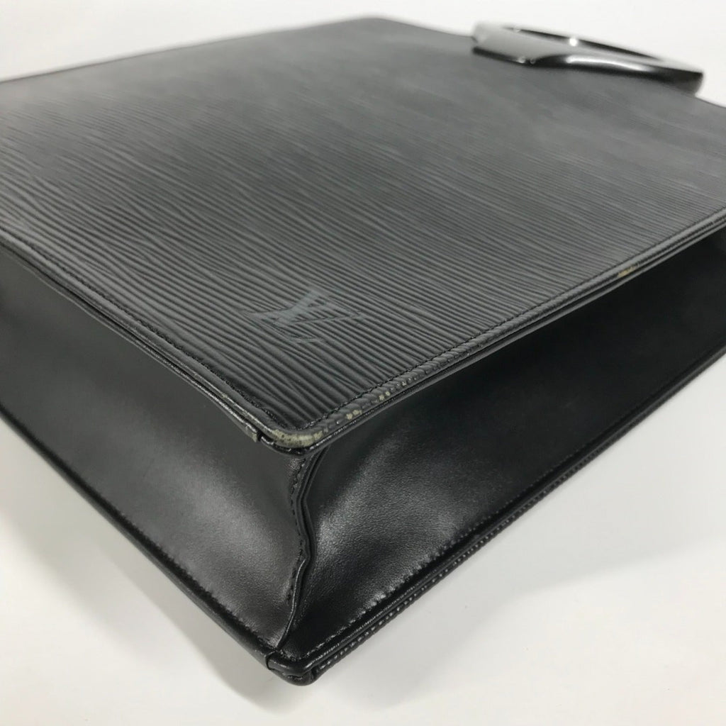 Louis Vuitton Black Galle Noir Epi Leather Handbag Tote Bag