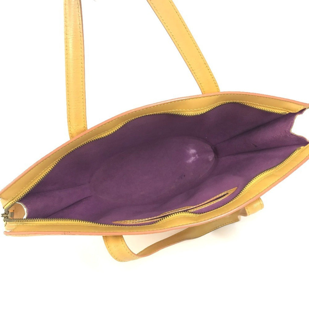 Louis Vuitton Yellow Epi Leather Handbag Tote Bag
