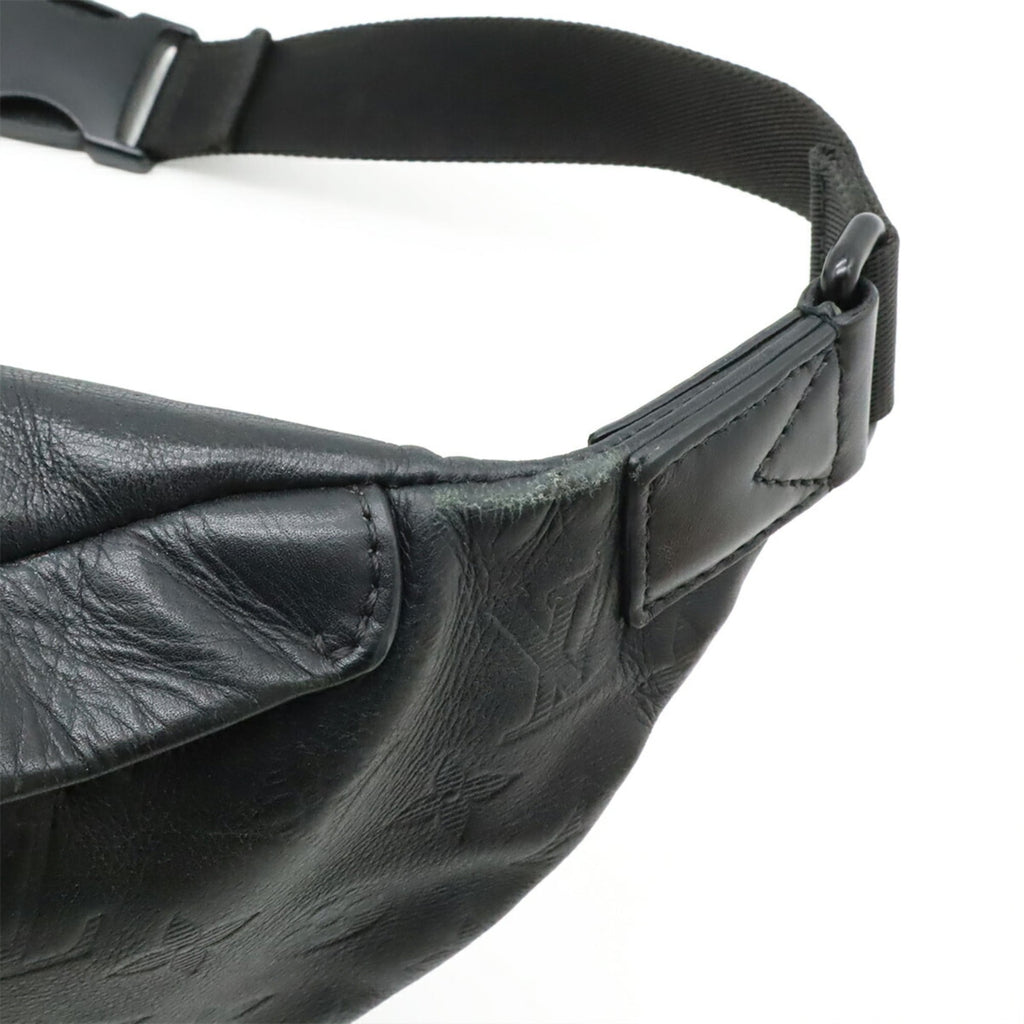 Louis Vuitton Black Noir Monogram Shadow Fanny Pack