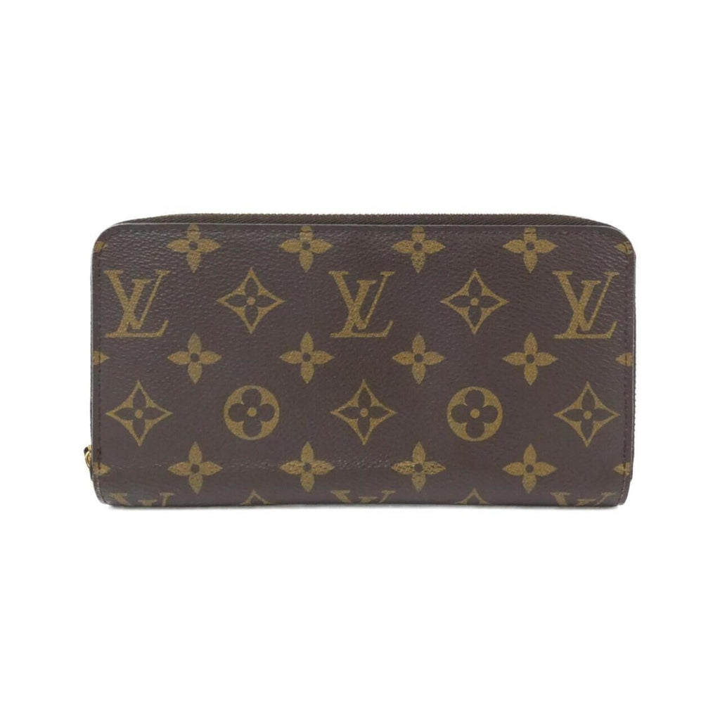 Louis Vuitton Coquelicots Marron Coated Canvas Long Wallet
