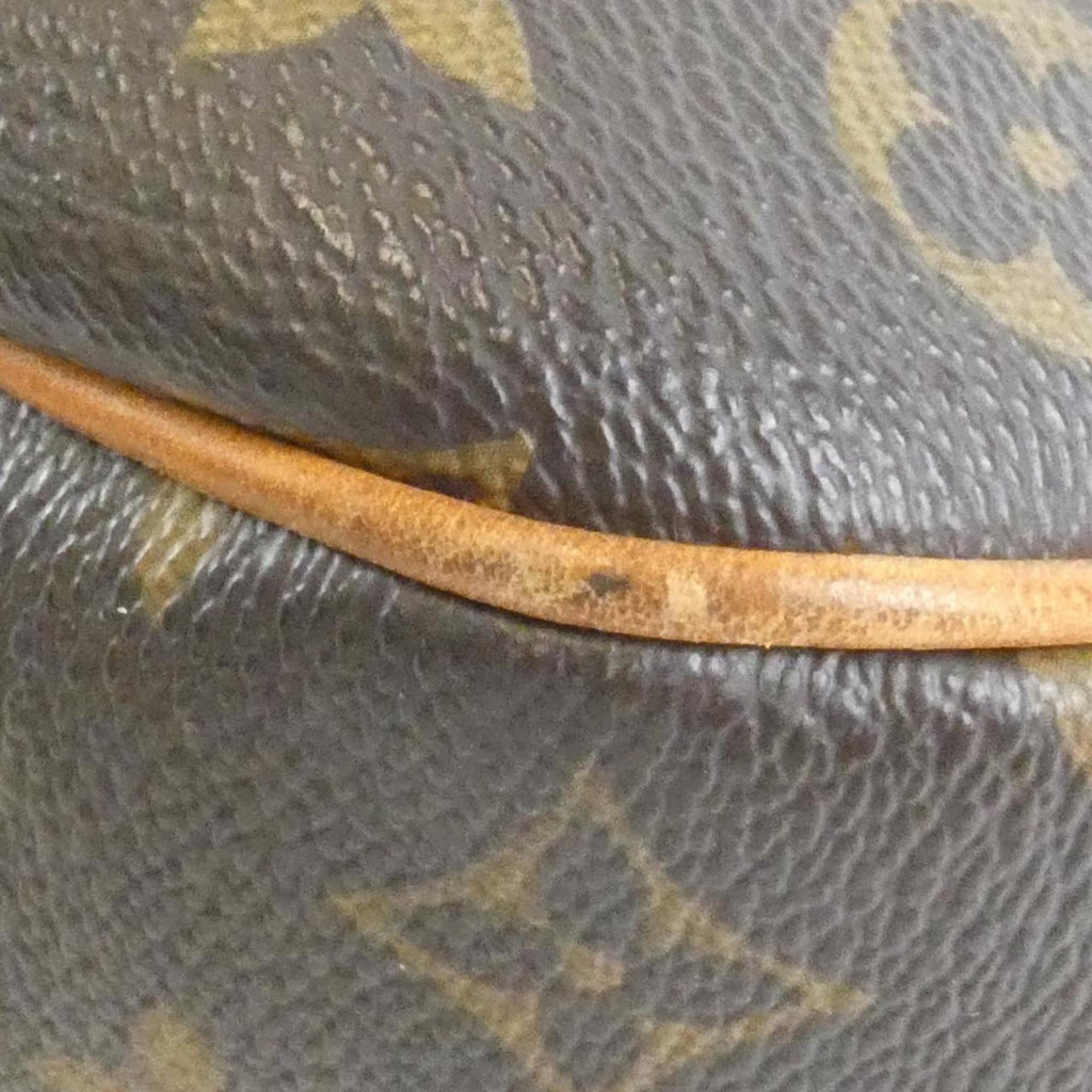 Louis Vuitton Brown Coated Canvas Shoulder Bag
