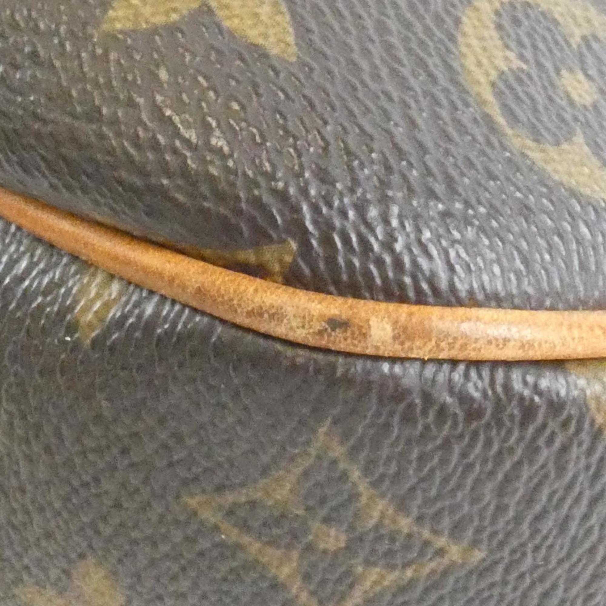 Louis Vuitton Brown Coated Canvas Shoulder Bag