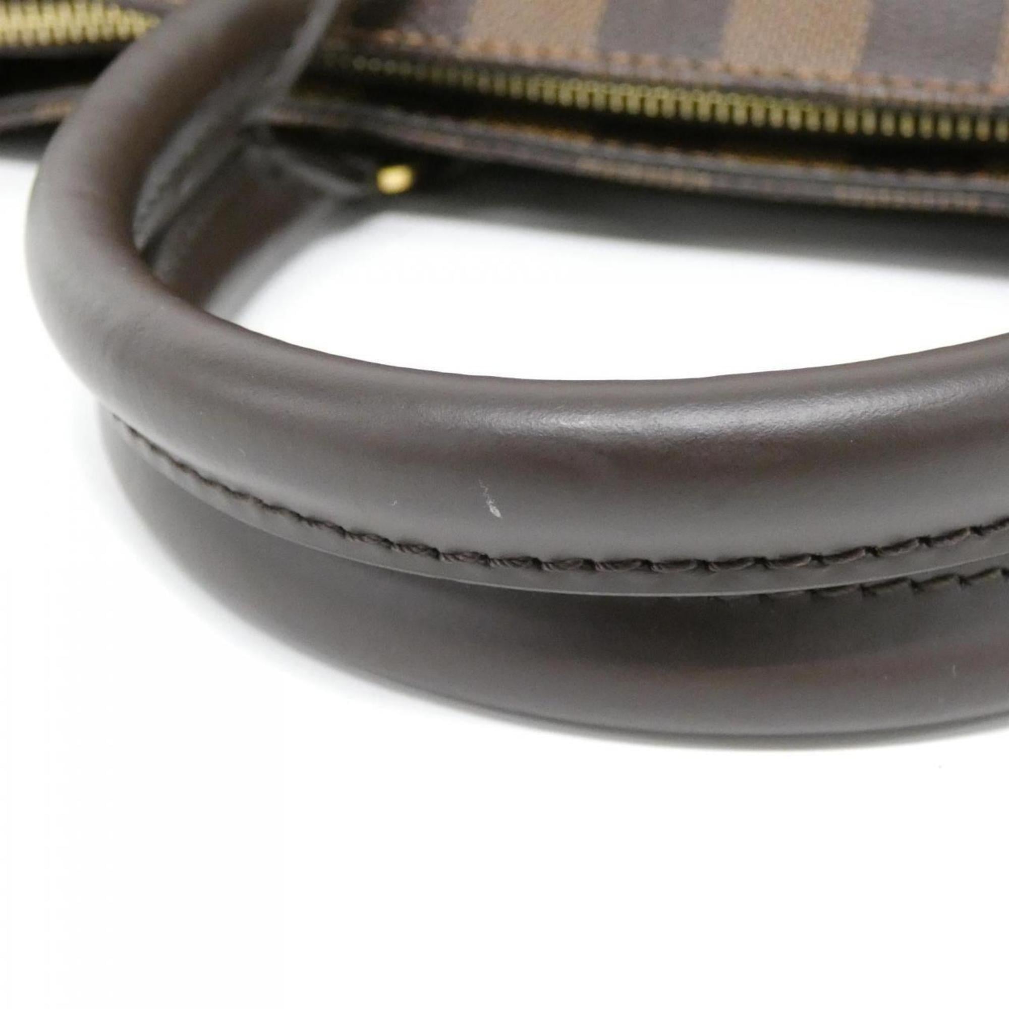 Louis Vuitton Brown Coated Canvas Handbag