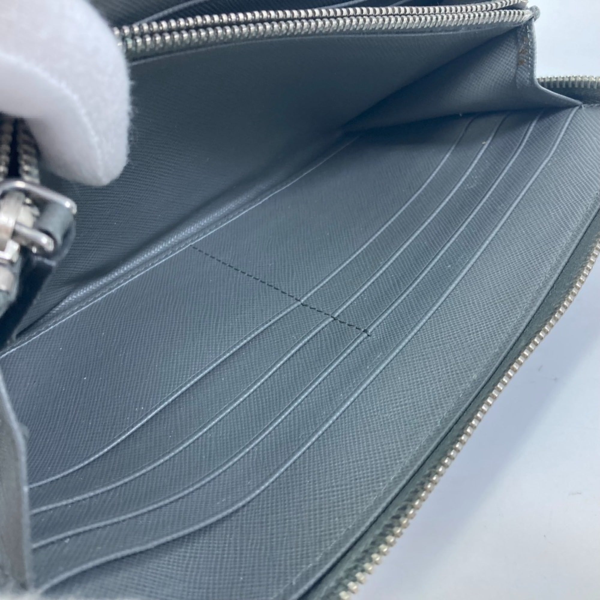 Prada Gray Other Long Wallet (Bi-Fold)
