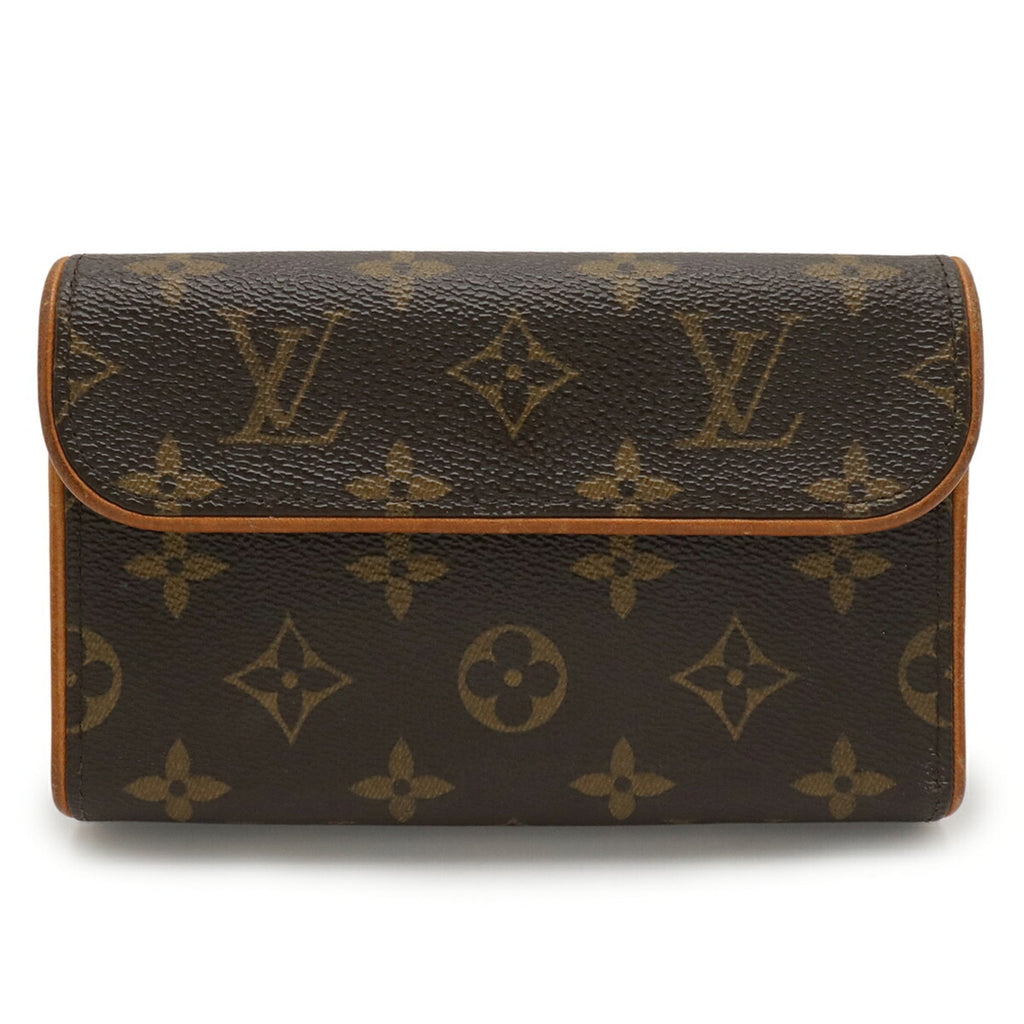 Louis Vuitton Brown Monogram White Monogram Clutch Bag Pochette Pouch