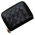 Bottega Veneta Black Leather Coin Purse/Coin Case