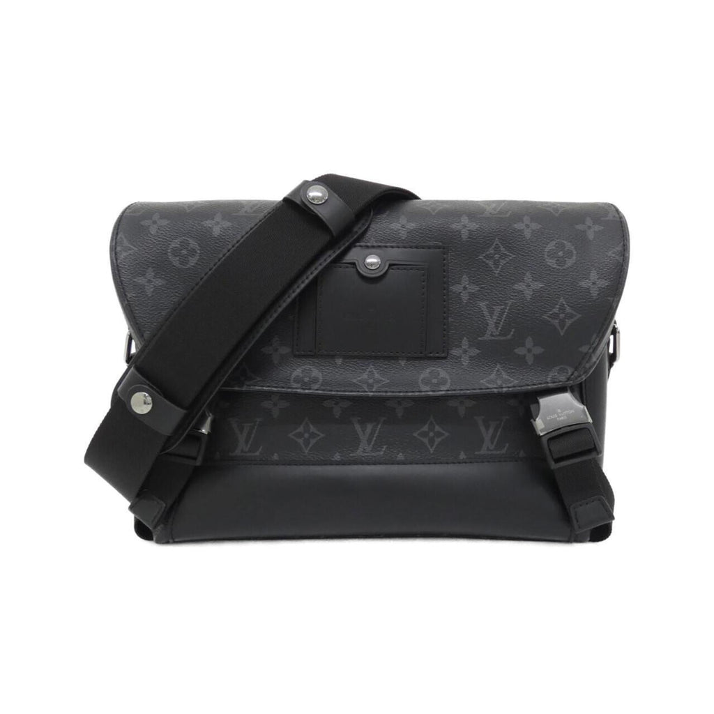 Louis Vuitton Black Coated Canvas Shoulder Bag