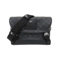 Louis Vuitton Black Coated Canvas Shoulder Bag