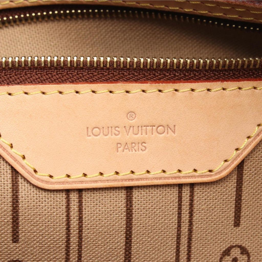 Louis Vuitton Brown Monogram Coated Canvas Leather Shoulder Bag