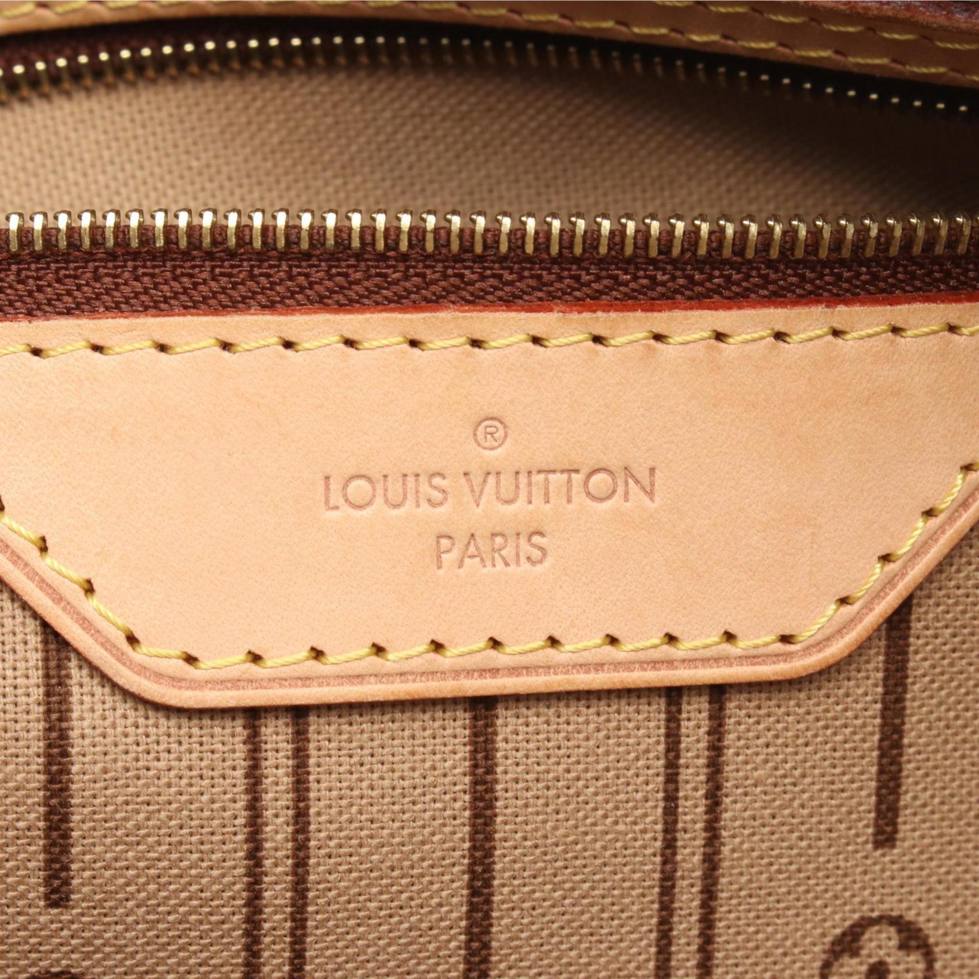 Louis Vuitton Brown Monogram Coated Canvas Leather Shoulder Bag
