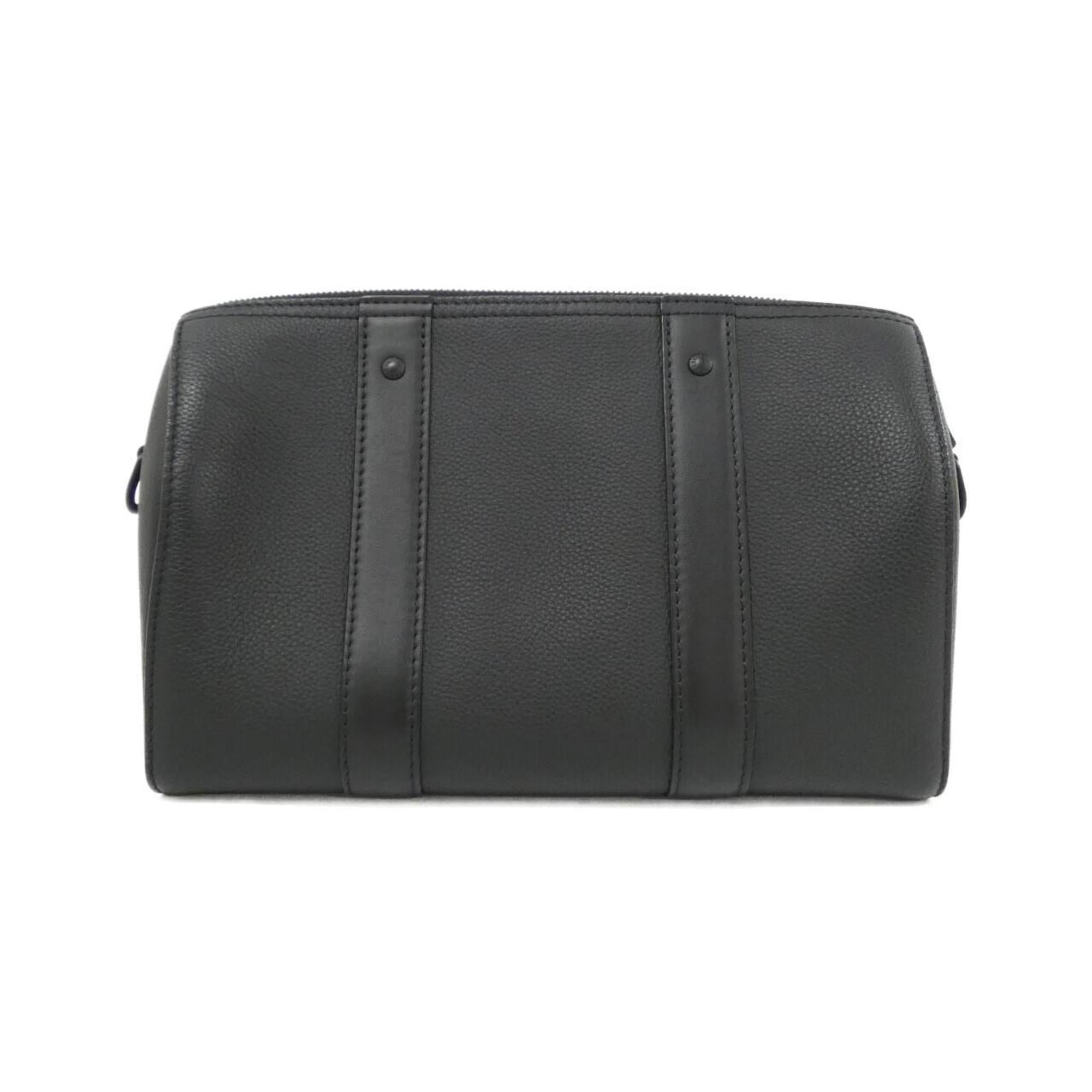 Louis Vuitton Black Leather Shoulder Bag