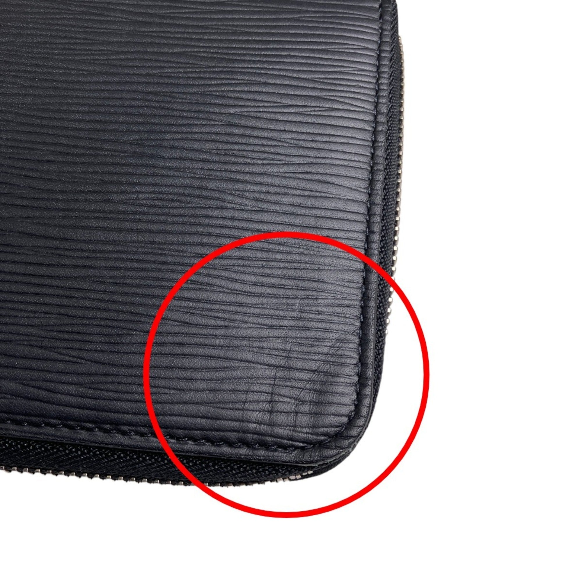 Louis Vuitton Noir Epi Leather Long Wallet