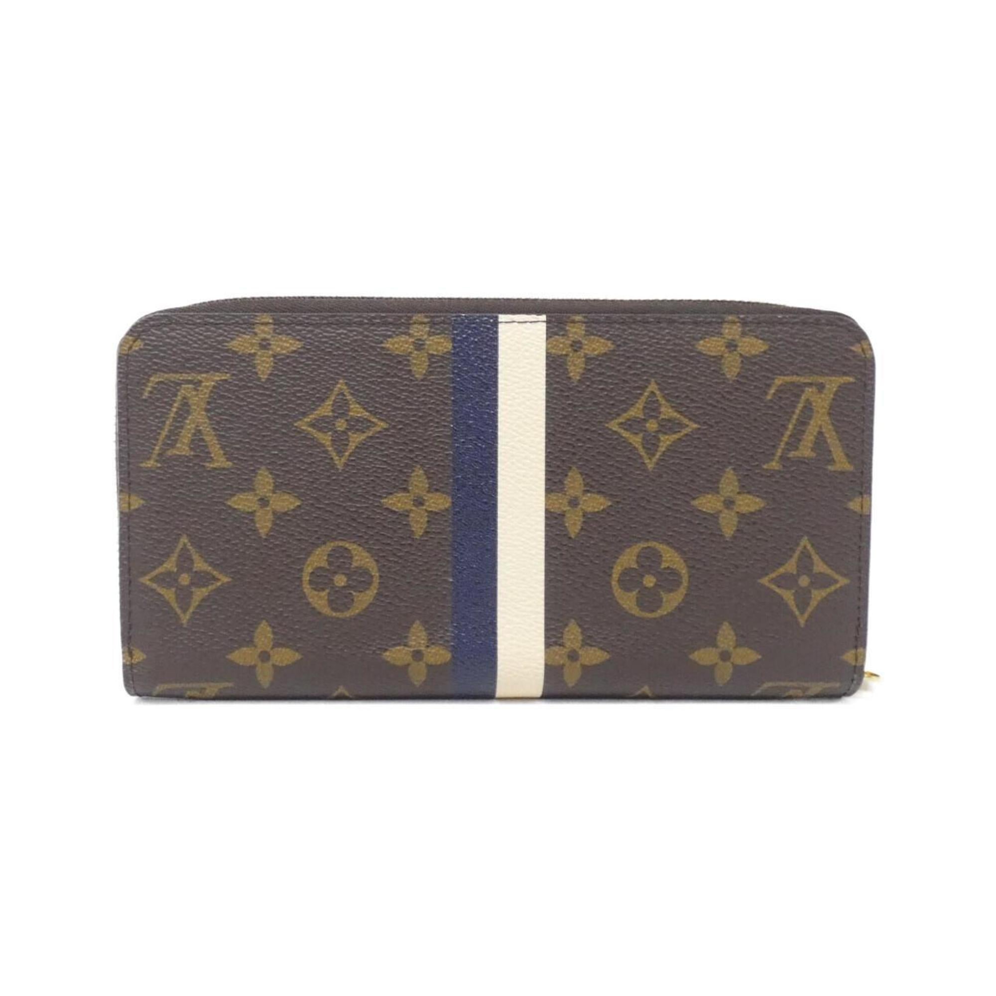 Louis Vuitton Marron Coated Canvas Long Wallet