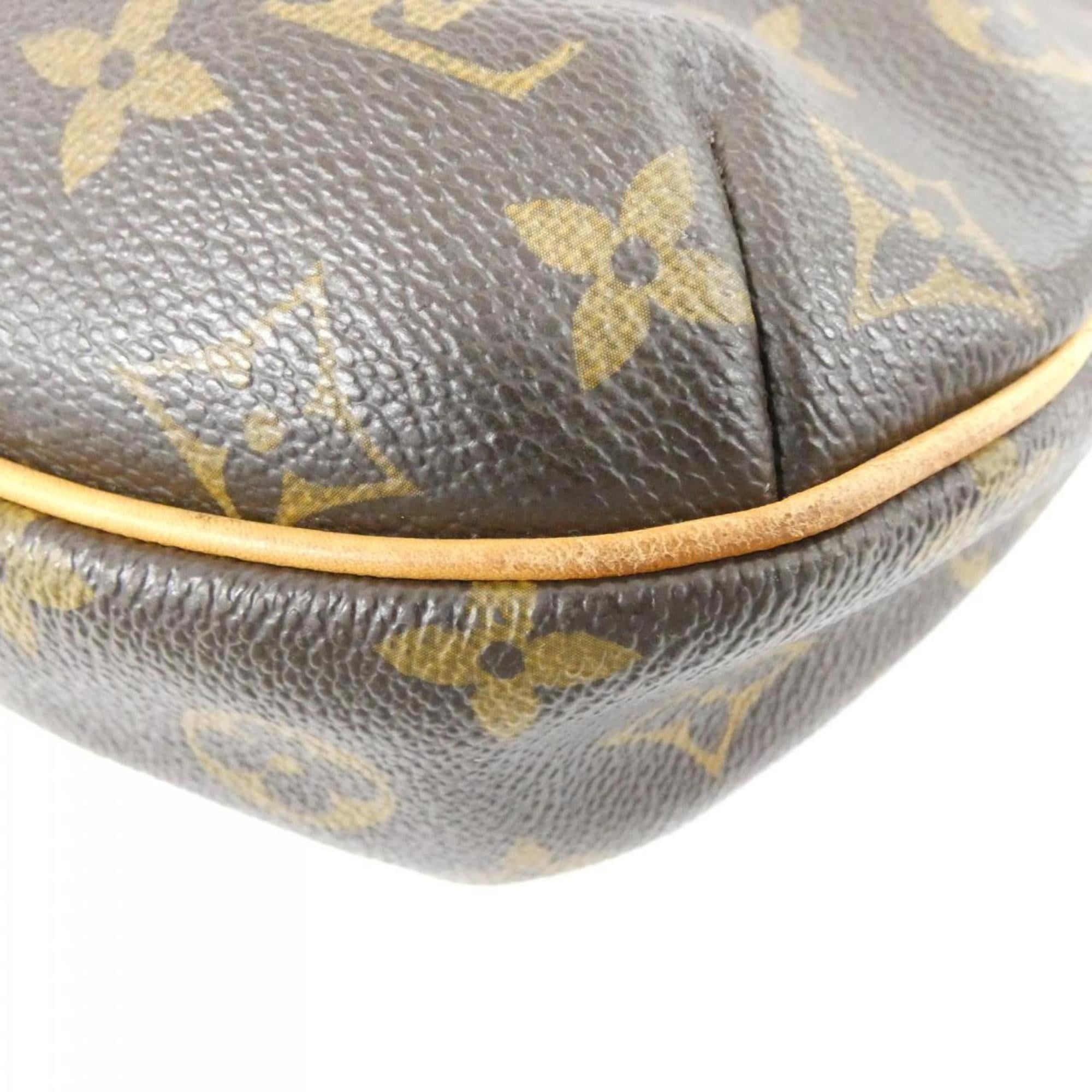 Louis Vuitton Brown Coated Canvas Handbag