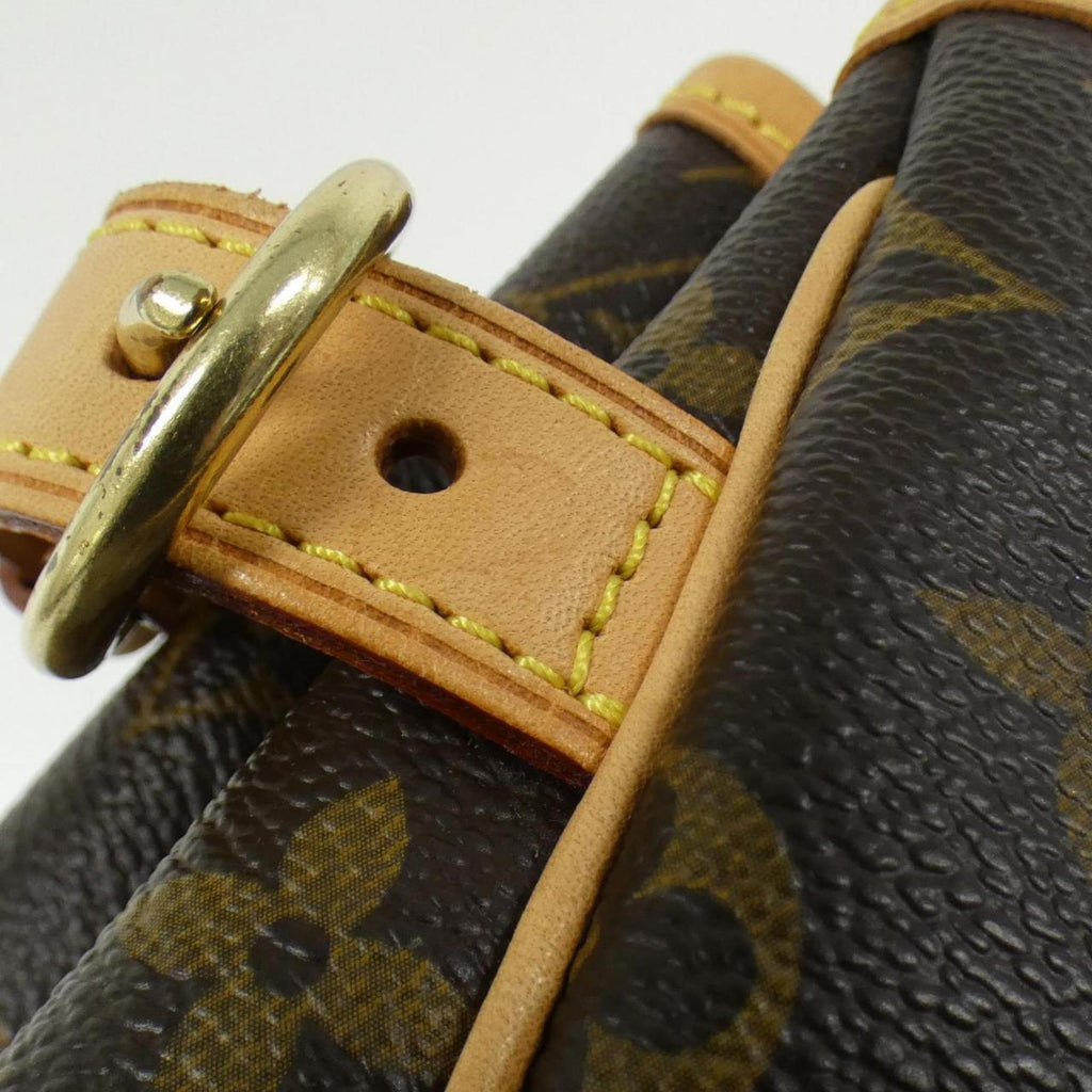Louis Vuitton Marron Coated Canvas Handbag