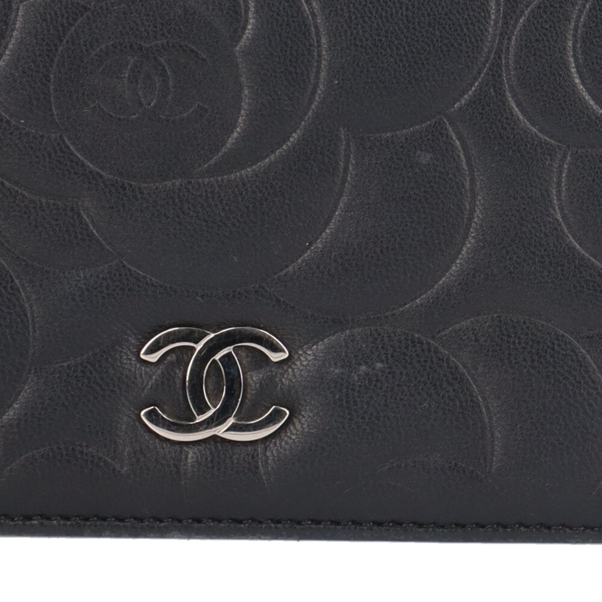 Chanel Black Leather Wallet (Bi-Fold)