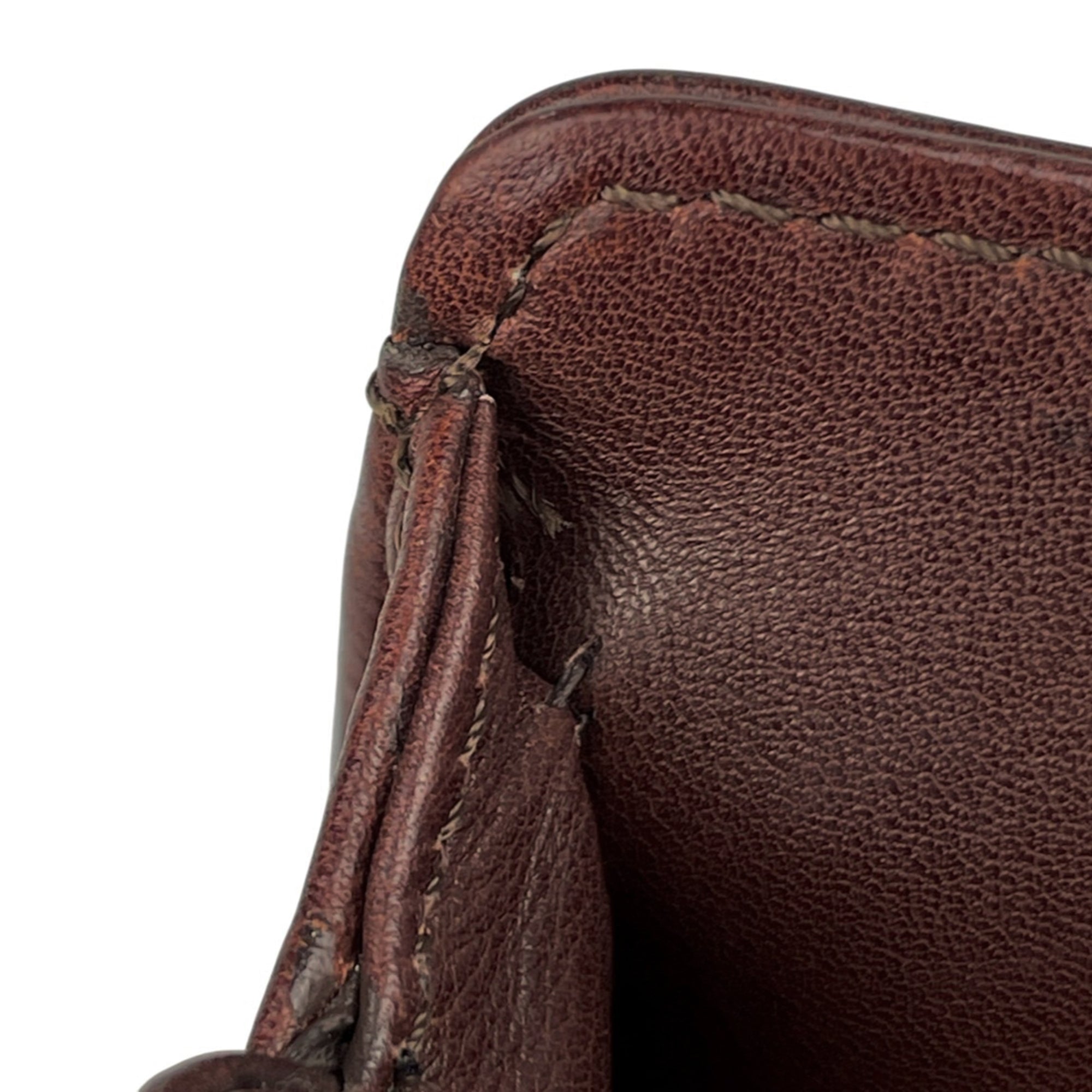 Chanel Brown Leather Handbag Tote Bag