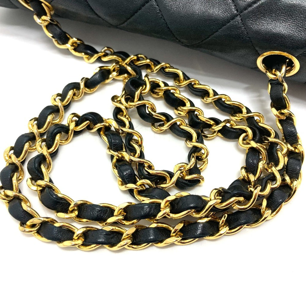Chanel Black Leather Shoulder Bag