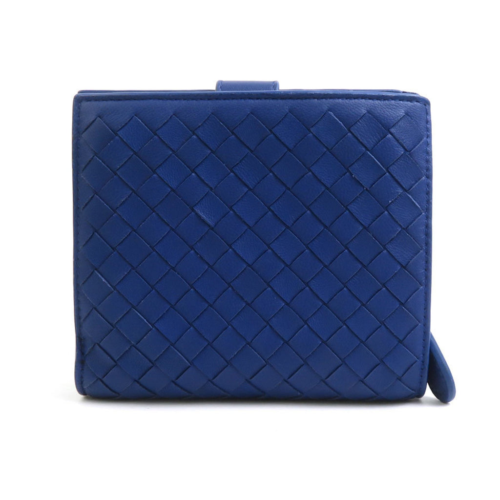 Bottega Veneta Blue Leather Wallet (Bi-Fold)