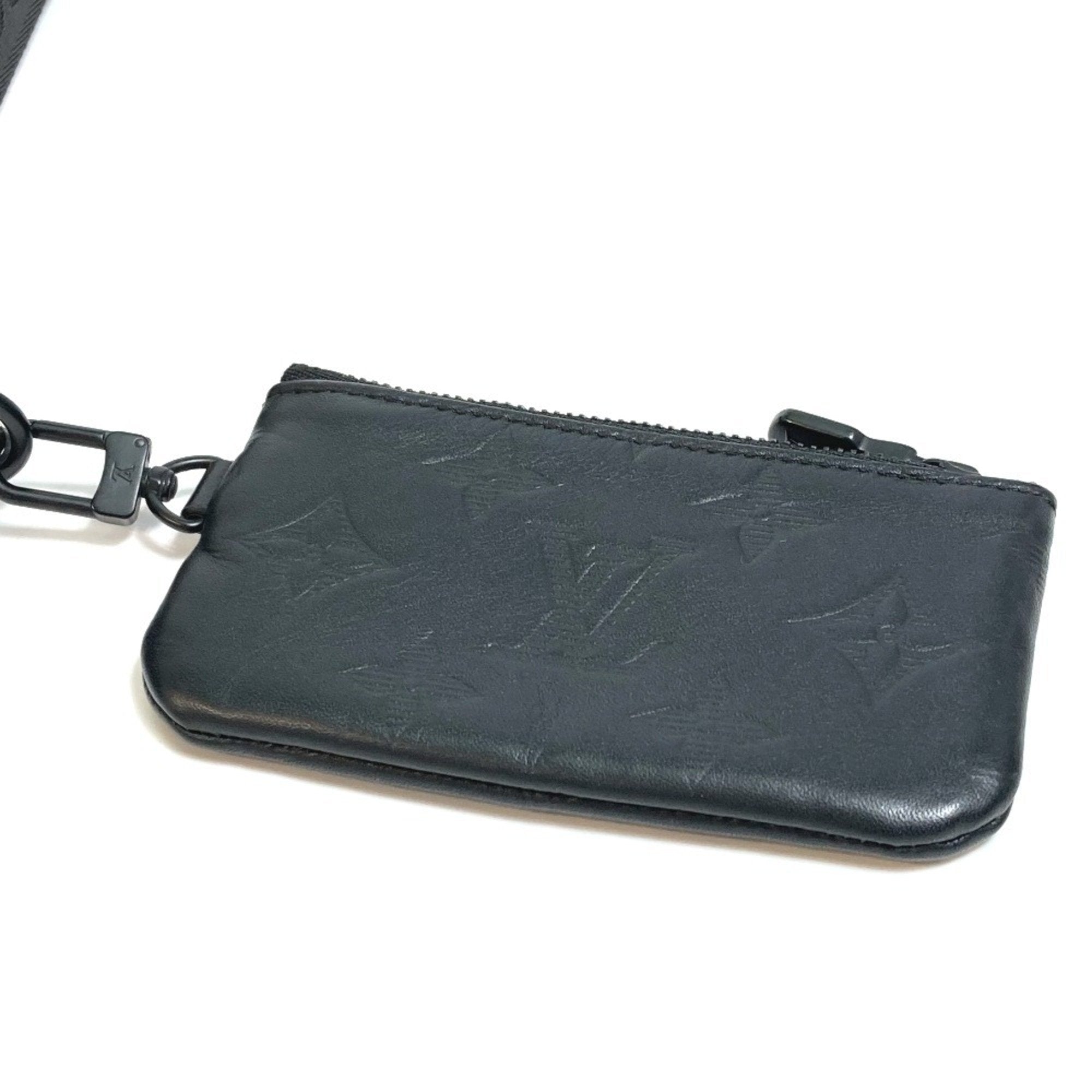 Louis Vuitton Black Monogram Shadow Shoulder Bag Sling Bag