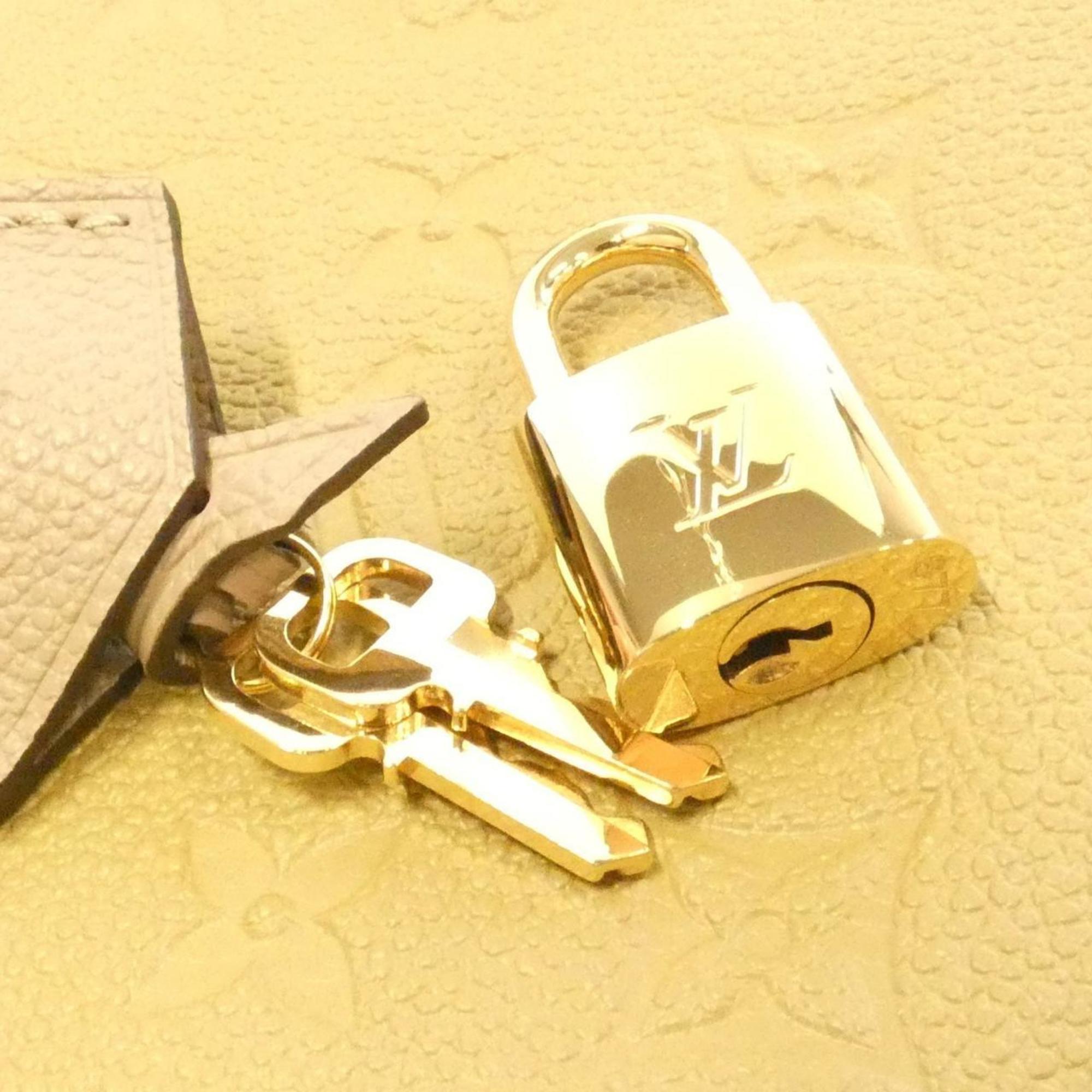 Louis Vuitton Tourterelle Leather Handbag