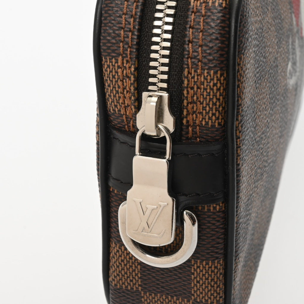 Louis Vuitton Damier Brown Damier Canvas Pochette