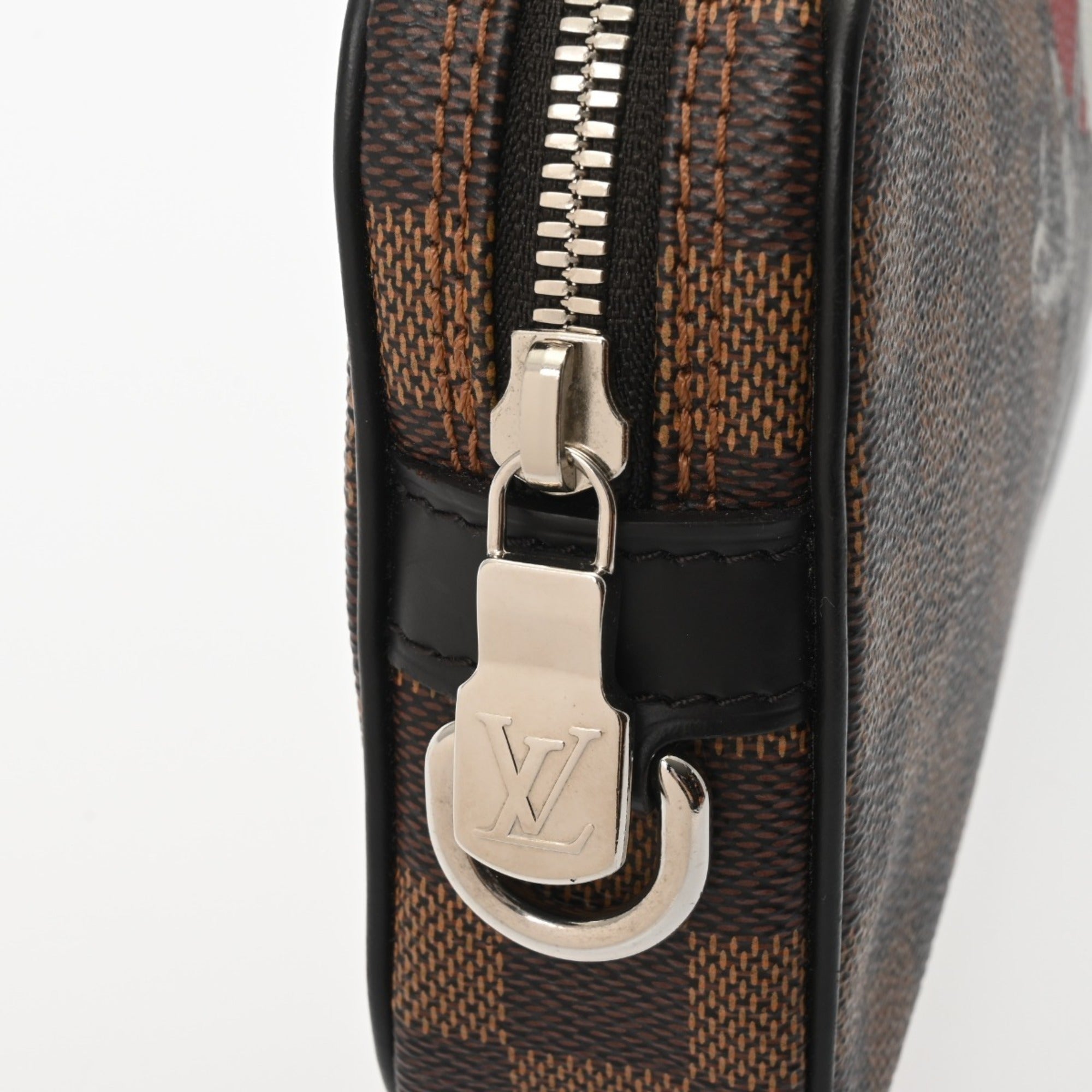 Louis Vuitton Damier Brown Damier Canvas Pochette