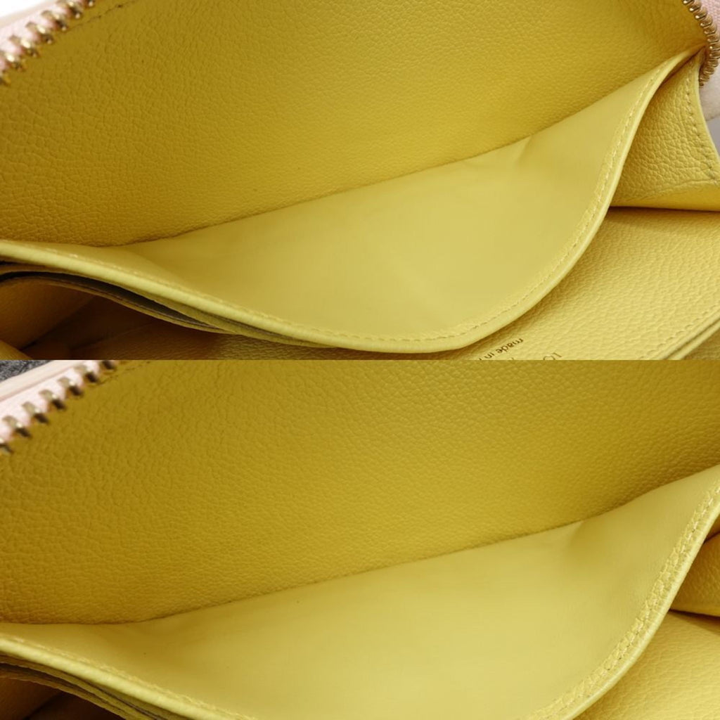 Louis Vuitton Beige Pink Yellow Monogram Empreinte Long Wallet
