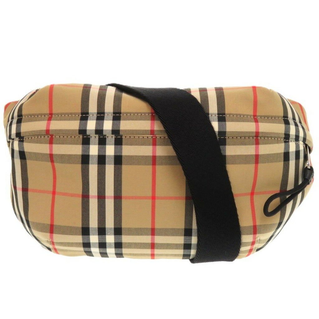 Burberry Beige Cotton Polyester Fanny Pack