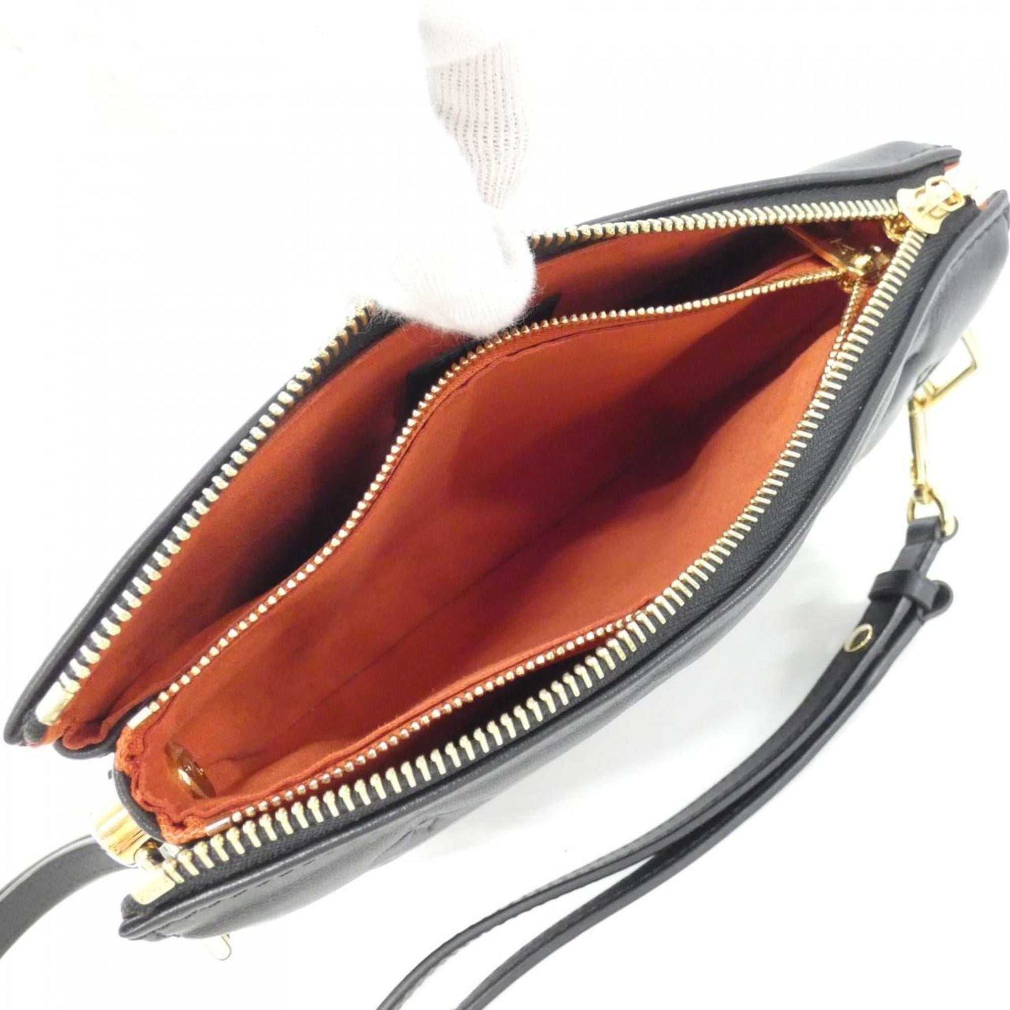 Louis Vuitton Black Leather Shoulder Bag