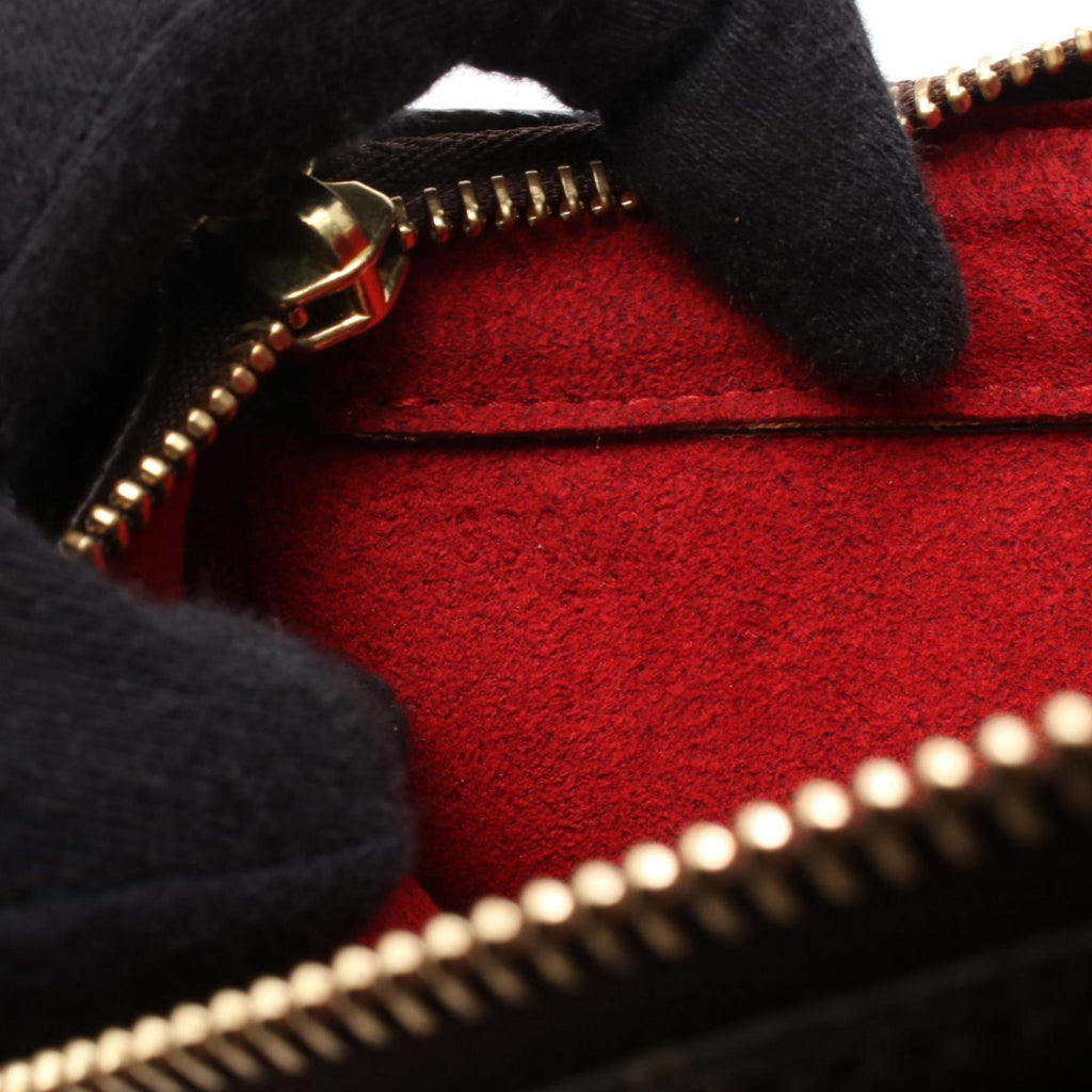 Louis Vuitton Monogram Brown Coated Canvas Leather Shoulder Bag