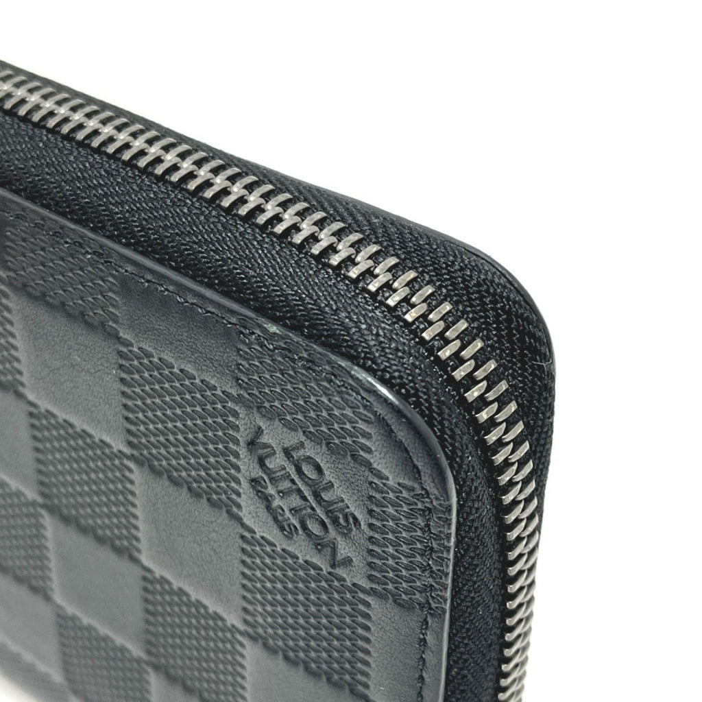 Louis Vuitton Black Damier Infini Long Wallet