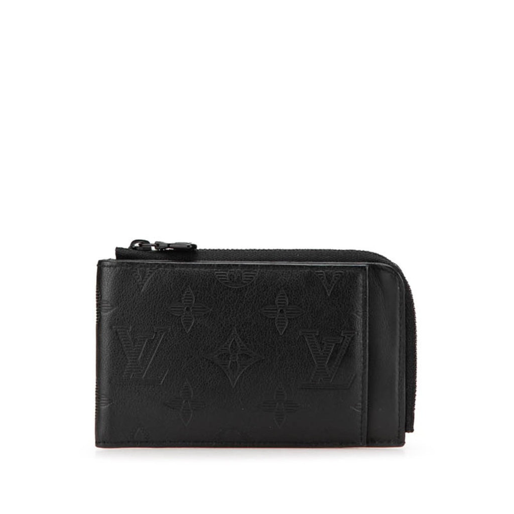 Louis Vuitton Black Noir Leather Coin Purse/Coin Case